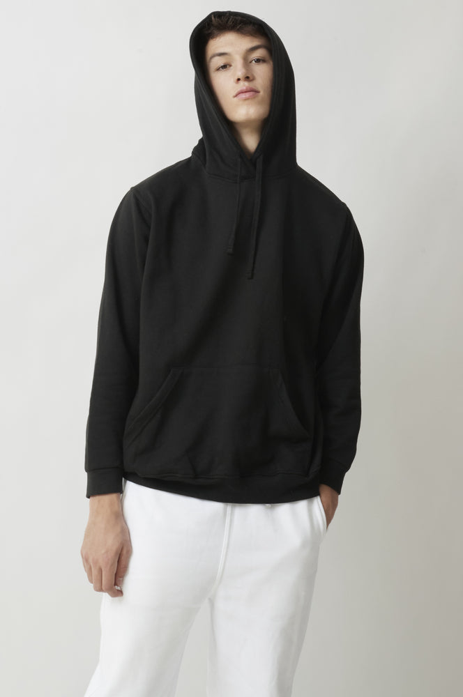 Sweatshirt à capuche London pour hommes Noir - Radsow Apparel 