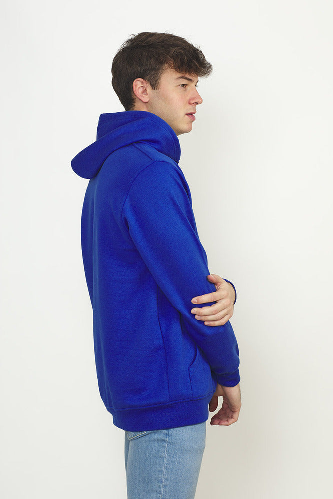 Sweatshirt à capuche London pour hommes Bleu Royal - Radsow Apparel 