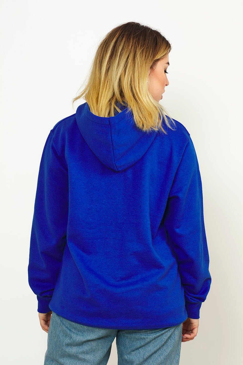 Radsow Apparel - Sweat Shirt à capuche London pour femmes Bleu Royal - Radsow Apparel 